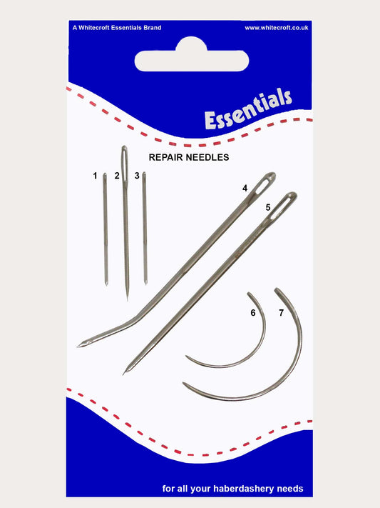 Whitecroft Essentials Hand Sewing Repair Needle Set