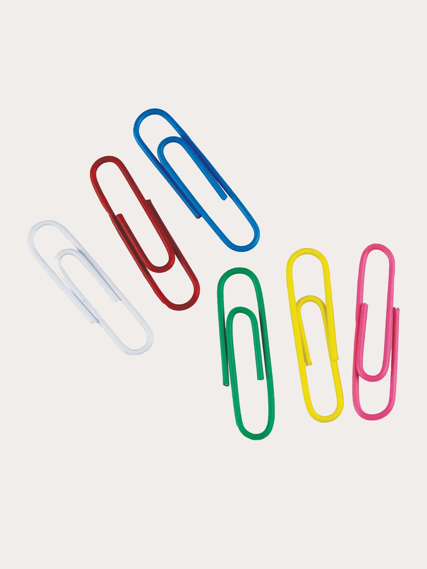 31mm Coloured Paper Clips Bulk Packs