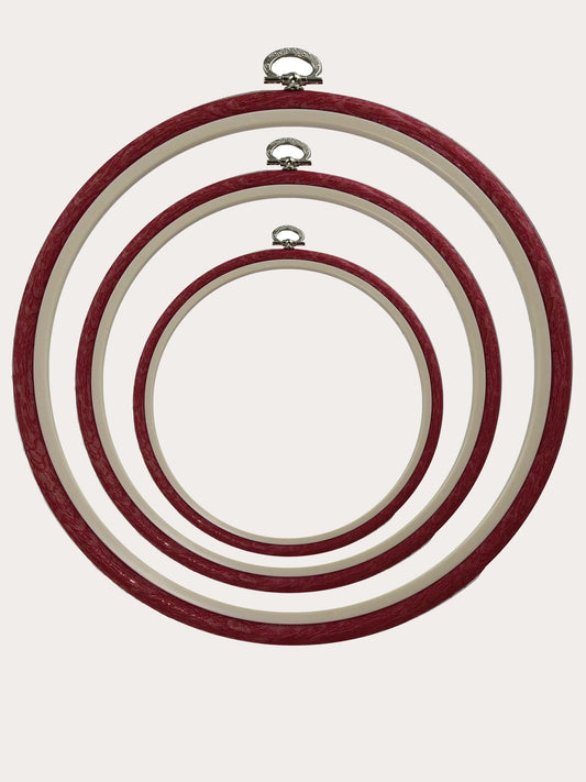 Nurge Red Round Flexi Hoops