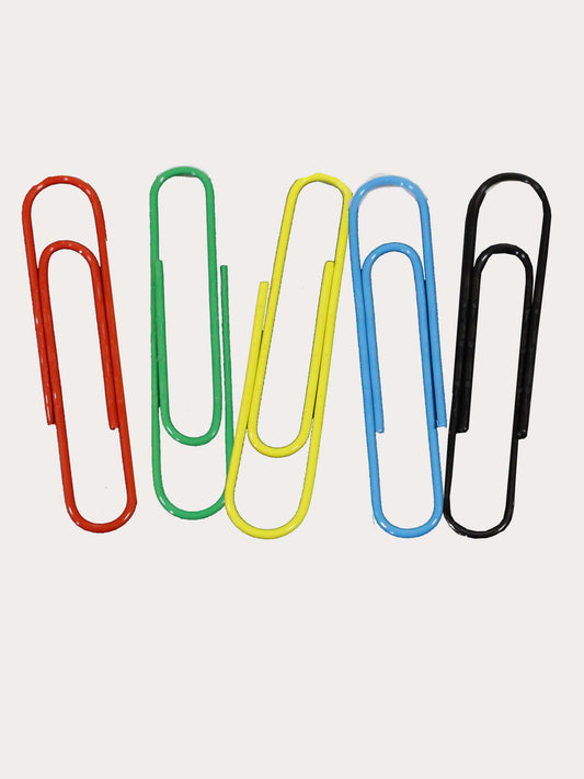 Professional 73mm Giant Wavy Coloured Paper Clips