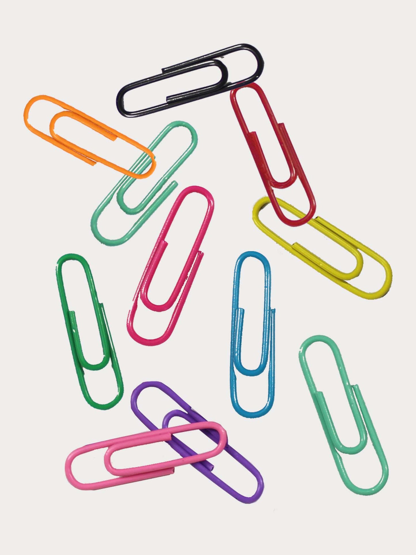 28mm Plain Coloured Paper Clips