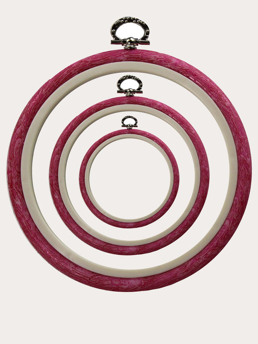 Nurge Pink Round Flexi Hoops