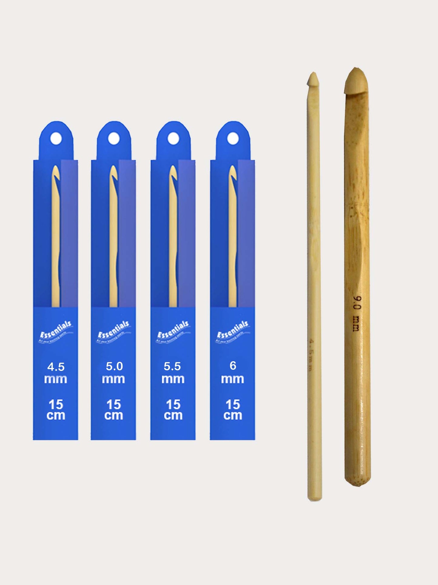 Whitecroft Essentials Bamboo Crochet Hooks