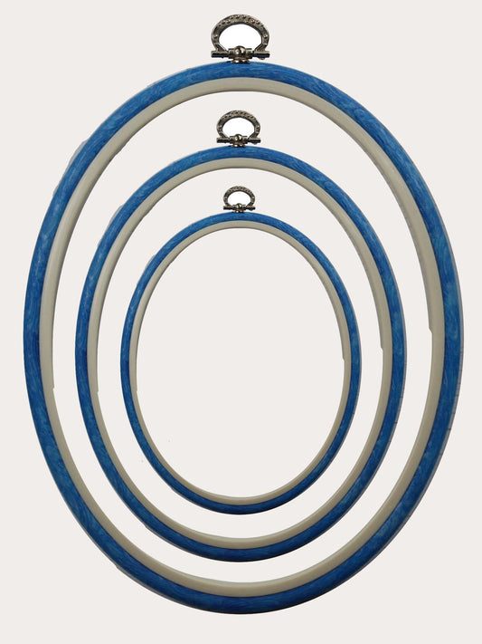 Nurge Blue Oval Flexi Hoops