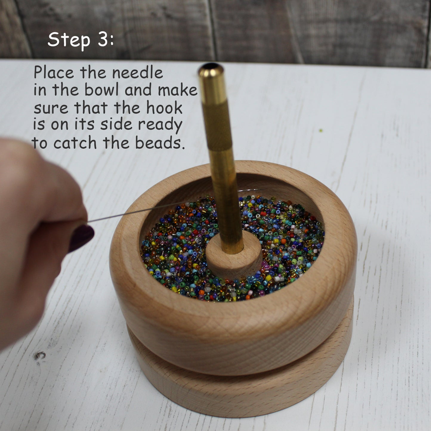 Nurge Seed Bead Spinning Bowl